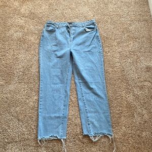 Pretty Little Thing….Light Blue Jeans